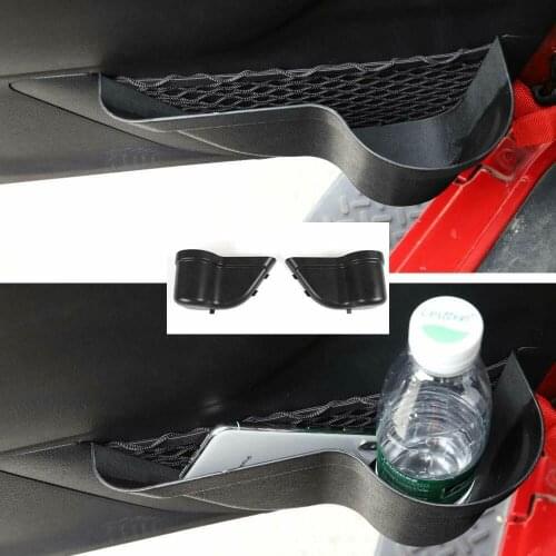 Front Door Pocket Storage Insert Side Organizer Box for Jeep Wrangler JK JKU 11