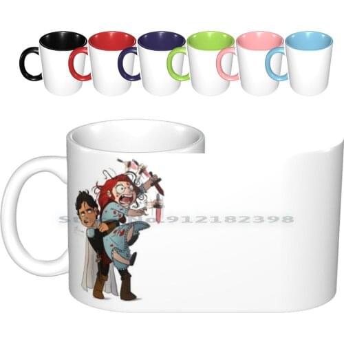 Murderous Poppy Ceramic Mugs Coffee Cups Milk Tea Mug Fbaa From Blood And Ash Poppy Creative Trending Vintage Gift Bottle Cup