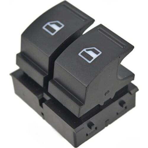 Control Switch Button Skoda Octavia Jingrui Car Window Interiors Glass Lifter 1pcs Doubble ABS Useful Durable 1Z0959858 Lift