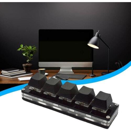 Custom Mini 5 Keys Keyboard DIY Shortcut Keyboard USB Programmable Android Cable MacOS Keyboard For Windows Small Mechanica F6E9