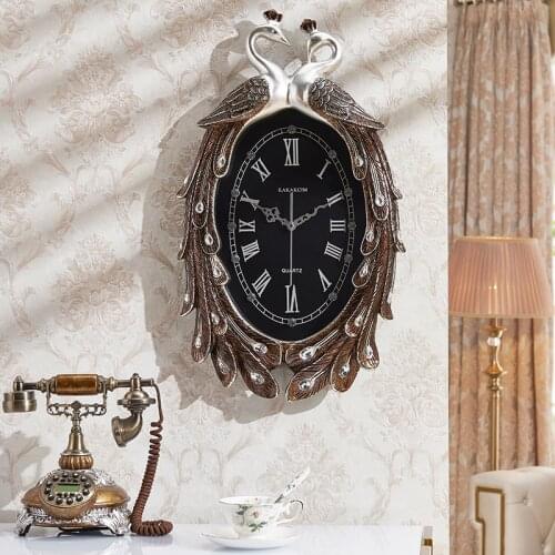 European Modern Wall Clock Minimalist Creative Nordic Watch Wall Living Room Reloj De Pared Moderno Metal Home Decor OO50WC