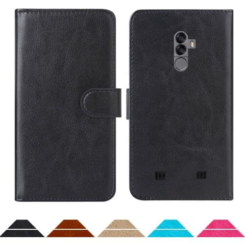 Luxury Wallet Case For Doogee S55/S55 Lite PU Leather Retro Flip Cover Magnetic Fashion Cases Strap