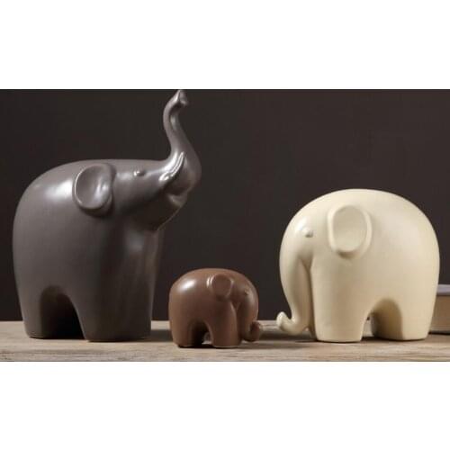 Elephant statue crafts decorations Office Home Furnishing Living Room Decoration