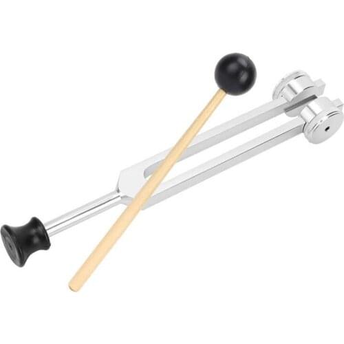 Ear Care Health Care OM136.1 Aluminum Alloy Tuning Fork Portable Yoga Sound Therapy Tuning Fork with Hammer Ear Cleaners Ear