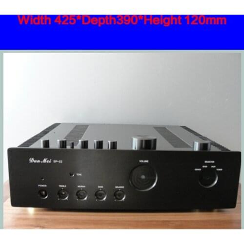 KYYSLB 435*390*120mm SP22 transistor amplifier chassis Box house DIY Enclosure With cooling holes Amplifier case shell