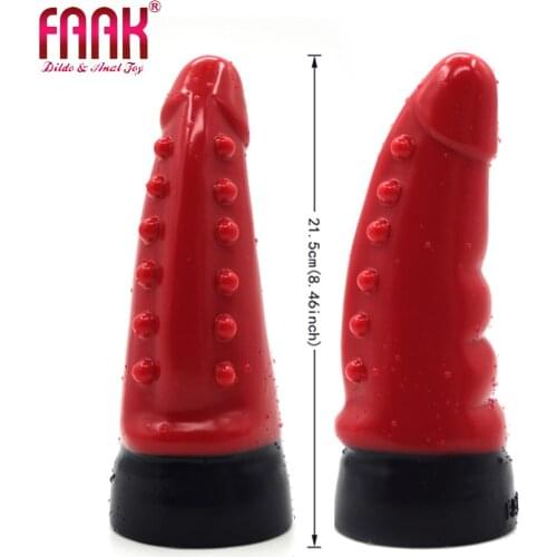 FAAK Gspot Vaginal Anal Oral Manual Sucker Clitoral Massager Couple Sex Games Flirt Anal Toy Large Particle Manual Anal Expander