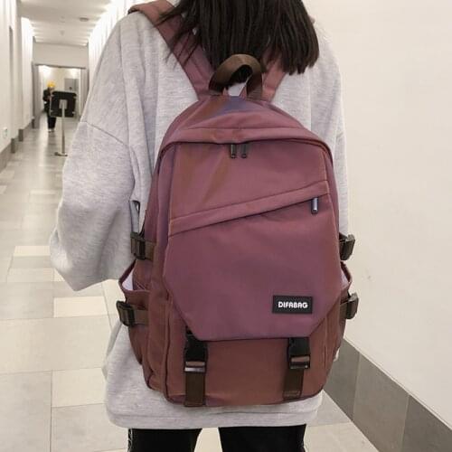 Large Capacity Waterproof Nylon Women Backpacks High Quality Unisex Student Schoolbag for Girls Book Mochilas Backpack School