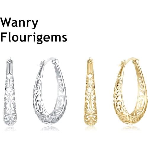 Wanry flourigems Earrings Rings