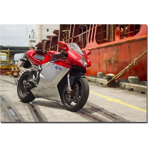 1 Piece Canvas Painting Agusta F4 Super Motorcycle HD Posters Wall Pictures for Living Room Decor