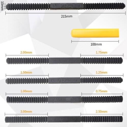 2021 New Thread Repair Restoration File Teeth Correction Metric Hardware Mini DIY Tools