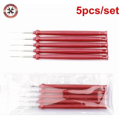 5pcs/set Car Plug Removal Tool Needle Retractor Pick Tool Harness Connection Electrical Wire Puller Terminal Repair Hand Tool