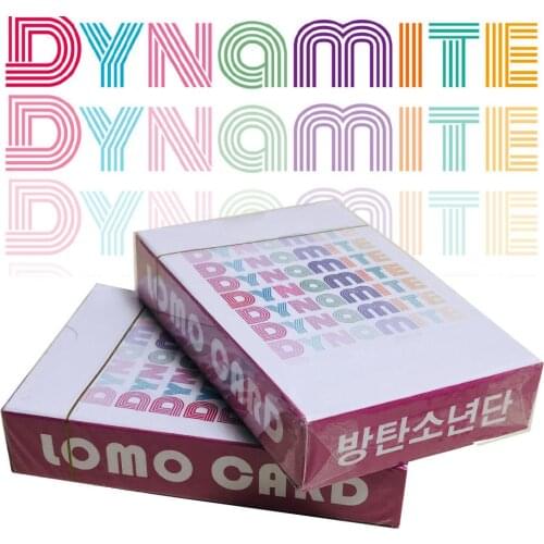 54PCS/Set K-POP Bangtan Boys Lomo Card Poster New Album DYNAMITE PhotoCard Cards Wall Banner Photo