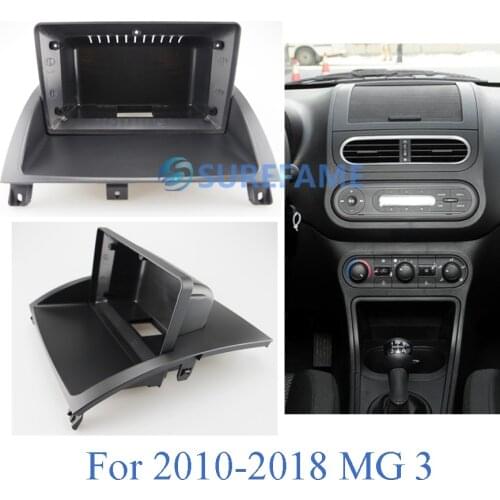 9 inch Car Fascia Radio Panel for 2010-2018 ROVER MG3 MG 3 Dash Kit Install Facia Console Bezel 9inch Plate Trim Adapter Cover