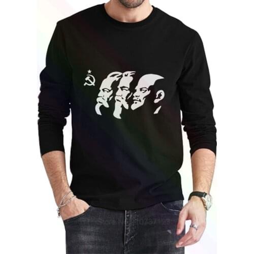 CCCP Soviet Union KGB Moscow Russia Logo T-Shirt 2021 Newest Summer Mens Long Sleeve Popular Tees Shirt Tops Novel Unisex