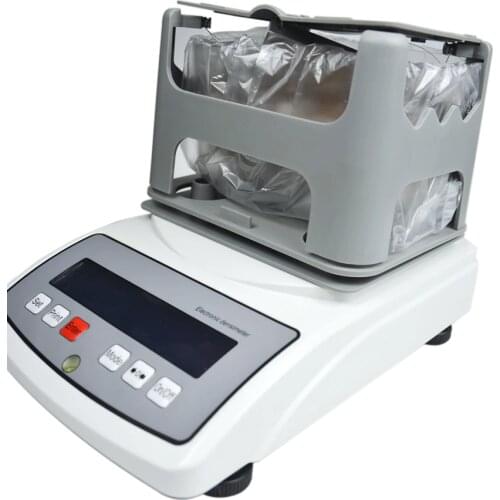 Digital Solid Liquid Density Meter Densitometer Hydrometre Gold Rubber Powder PVC Plastic Particle Densimeter Testing Equipment