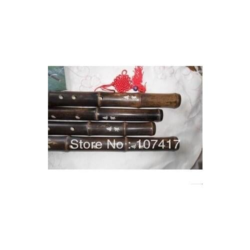 Chinese folk instruments fluteBlack bamboo flute