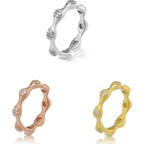 Modern Love Pods Ring Clear CZ Rings For Jewelry Making 925 Original Silver Jewelry Make Up Woman Gift Ring