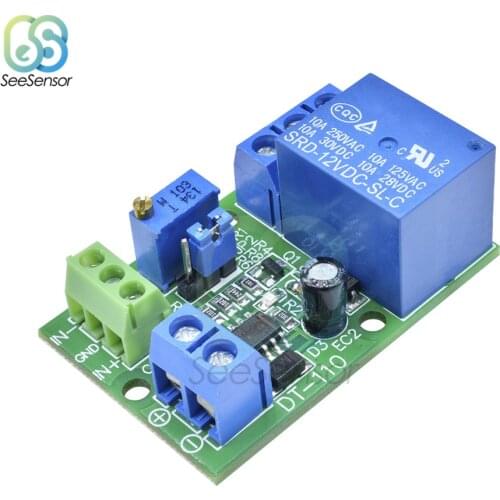 LM393N DC 5V 12V 24V 1-Channel Relay Module Automotive Circuit Modifications Voltage Comparator Module