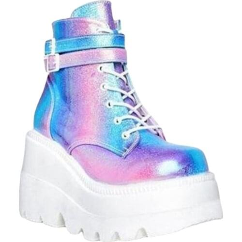 Oeny Women's Wedge Ankle Boots