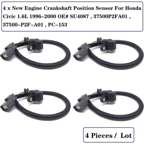 PC-153 New Engine Crankshaft Position Sensor For Honda Civic 1.6L 1996-2000 OE# SU4087 , 37500P2FA01 , 37500-P2F-A01