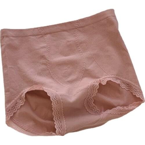 Peach hip 3 high-waisted underwear large size postpartum tuck waist body-shaping briefs