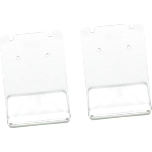 2PCS Earrings Jewelry Show Plastic Holder Rack Transparent Display