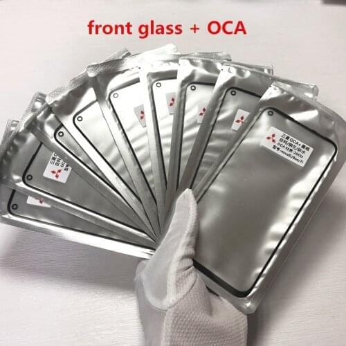 50pcs/lot Glass + OCA For Huawei honor play 8 8x 8c nova 3 3i 4 Touch Screen Touch Panel Sensor Digitizer Front Glass Outer