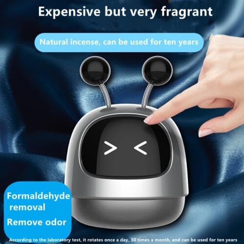 Creative New Car Aromatherapy Car Robot Perfume Lasting Light Fragrance Car High-end Car Interior Decoration Internet Celebritie