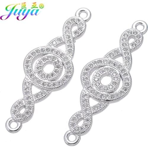 Handmade Jewelry Findings Supplies Wholesale Women Fashion Earrings Bracelets DIY Making Accessories Metal Charm Connectors