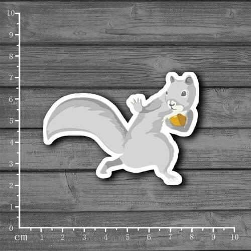 Protection pinecone squirrel Stationery Graffiti Suitcase Sticker Decor For Ablum Scrapbooking Laptop Notebook Sticker[Single]