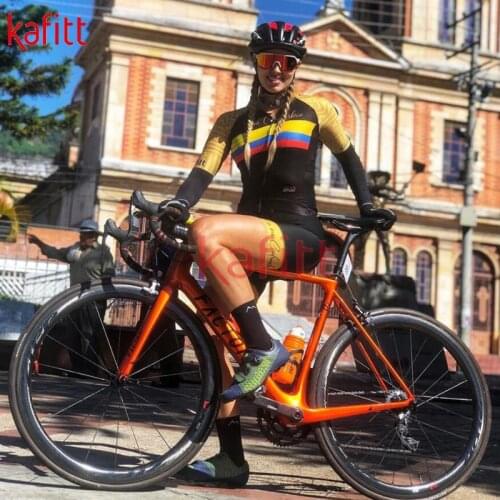 KAFITT new pro Ladies Cycling Jersey Short Sleeve Suit Road Mountain Bike Shorts Sweatshirt macaquinho ciclismo feminino summer
