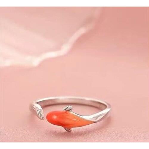 Female trend fashion design sense S925 sterling silver ring original brand high quality jewelry logo exquisite gift