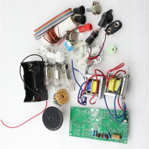 1PCS/LOT Five wave band three lamp tube shortwave radio kit without base kit Free shipping