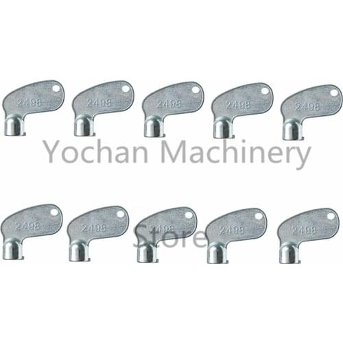 10 PCS 2498 Key 8-94402498 For Isuzu Mitsubishi Kobelco Kawasaki TCM Bomag Magnum Heavy Equipment