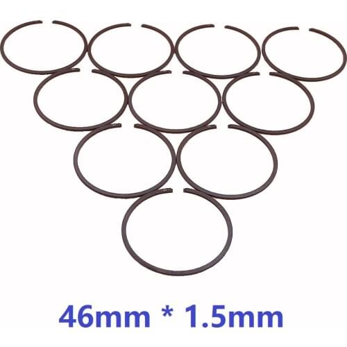10Pcs/lot Piston Rings 46mm x 1.5mm For Husqvarna 55, 55 Rancher 257 357 357XP 359 257 51 55 Rancher EU1 Chainsaw 503289014