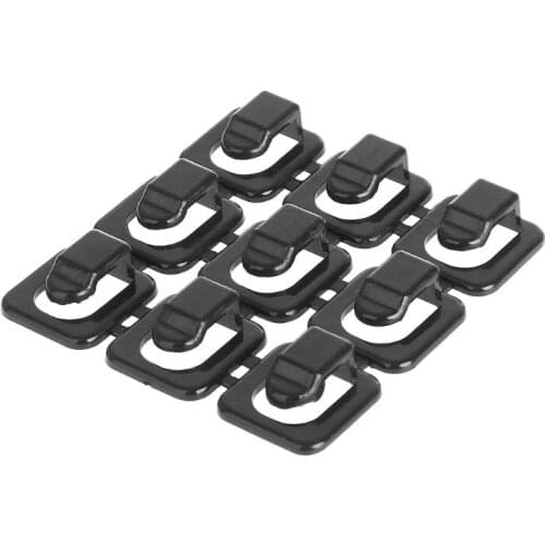 18Pcs Self-adhesive Wire Tie Cable Mount Clamp Clip Car USB Cable Sticker Fixed E56B