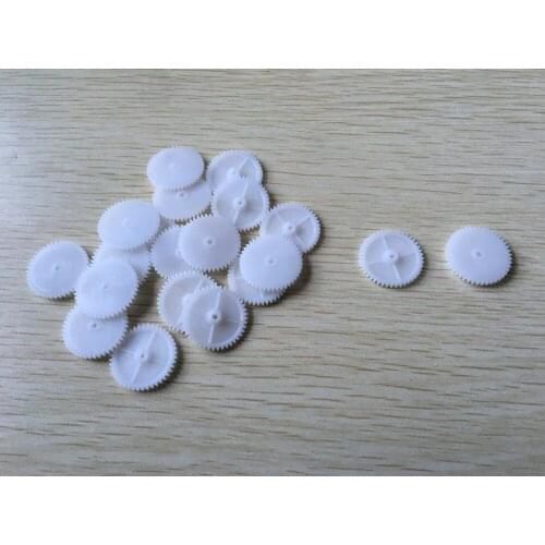 20Pcs 44 Teeth 0.5 Modulus Plastic Single Gear for Stepping Motor Gearbox