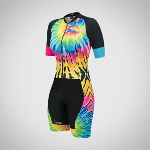 2020 Colombia Frenesi Downhill Bike Swimwear Skinsuit Climbsuit Outdoor Trisuit Cycling Clothing Ciclismo Triathlon
