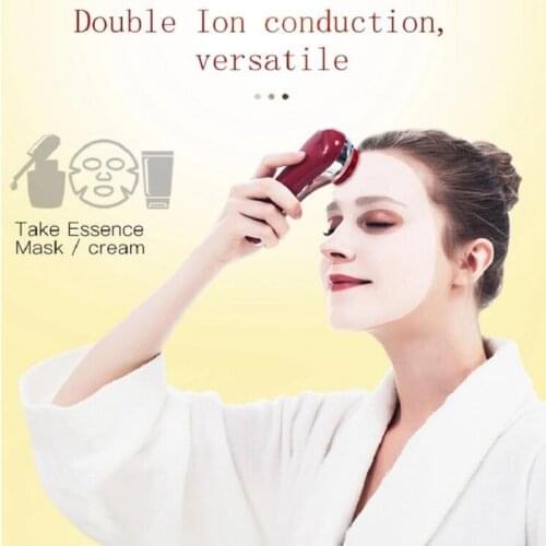 2020 Face Iontophoresis Instrument Machine Facial Led Light Beauty Equipment