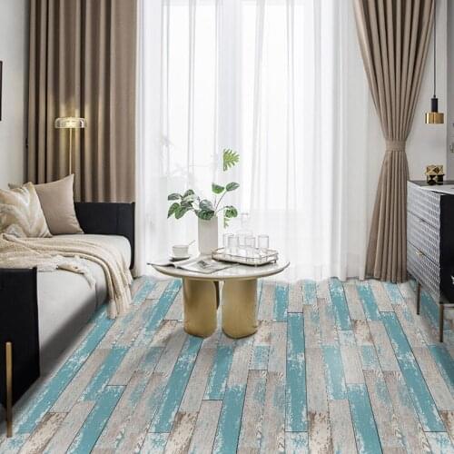 3d floor sticker tiles wood self-adhesion pvc decal floor sticker art removable tile living room kids waterproof illusion