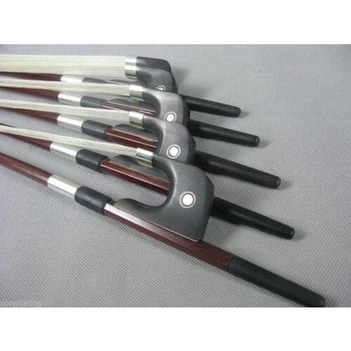 5 pcs Germany style brazilwood double bass bow 3/4 #7187