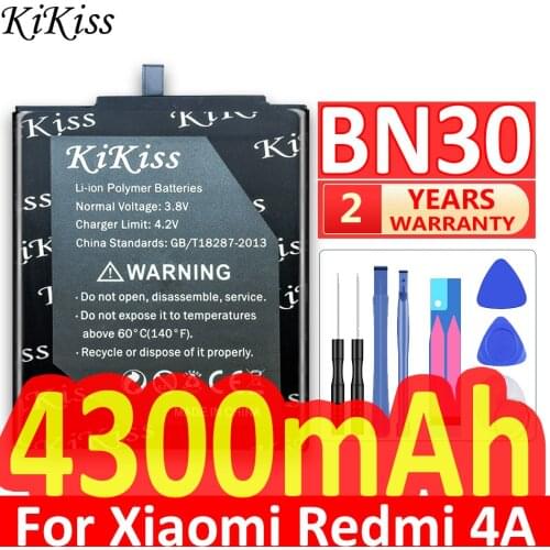 4300mAh High Capacity Battery For Xiaomi Redmi 4A Xiao Redrice Hongmi 4A Lithium Polymer Replacement Bateria + Free Repair Tools
