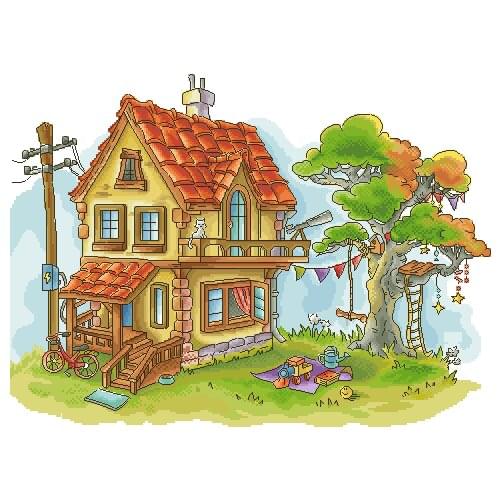 TD Mouse avatar Counted Cross Stitch Kit Cross stitch RS cotton with cross stitch Friends of Magazine Blossoms