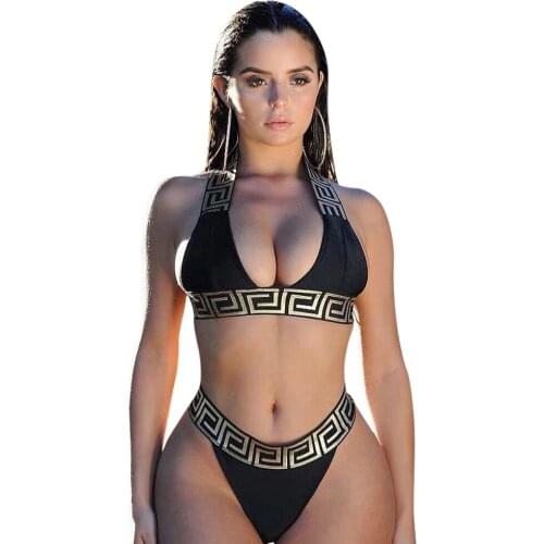 Bandage Swimsuit Sexy Bikini Set Women Crop Top Bikinis Mujer 2021 Swimwear Female Separate Fused Womens Swimming Suit Biquini