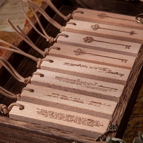 Wooden Rubber Stamp Vintage Rubber Stamps With Da Vinci Key Wood Mounted Rubber Decorative Stamp For Crafting Scrapbooking Diary
