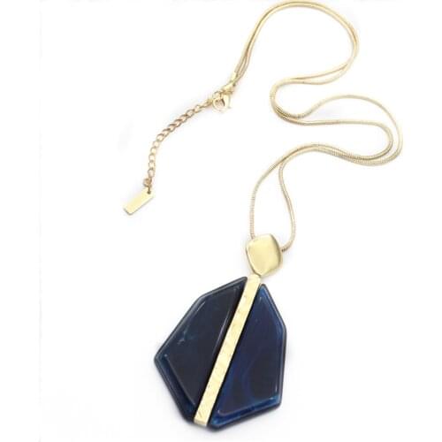 Necklaces pendants Long golden snake chain Geometric best friends pendant pingente charms necklace for women vintage colar kolye