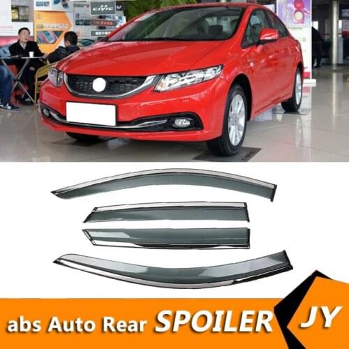 For Honda Civic 2014-2016 Window Visor Vent Shades Sun Rain Deflector Guard For s Auto Accessories 4PCS/SET