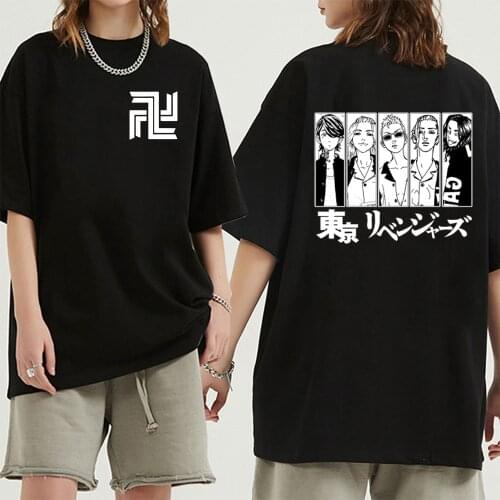 Tokyo Revengers Tshirt Loose Hip Hop Hot Sale Anime Tshirt Cool Print Tee Men Women Clothes Unisex