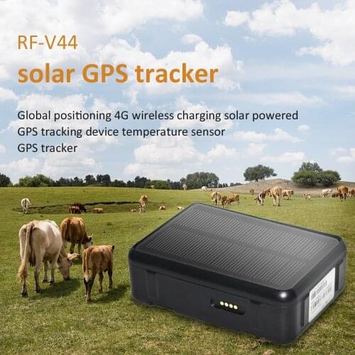 4G waterproof real-time gps tracker RF-V44 Farming version For cow gps tracking device with temperature accuracy solar power