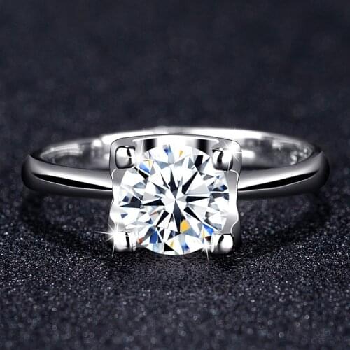 Luxury Retro 925 sterling silver Moissanite rings for Women engagement Wedding Ring Jewelry jewellery vintage personalized rings